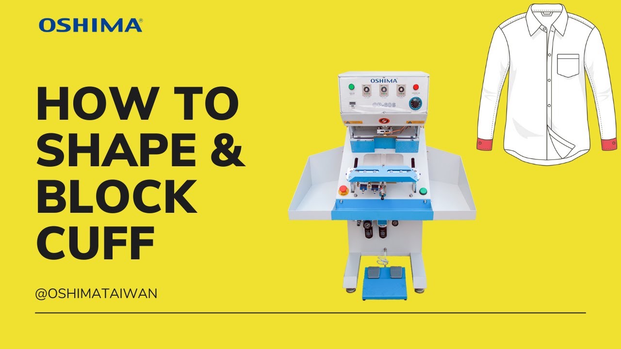 How to Shape a Shirt with a Cuff Shaper OP-606