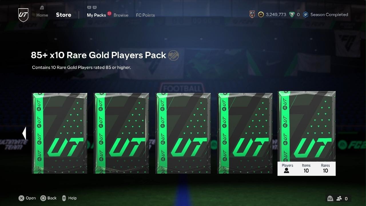 85+ x10 Rare Gold Players Pack - Where are the TOTS 👶