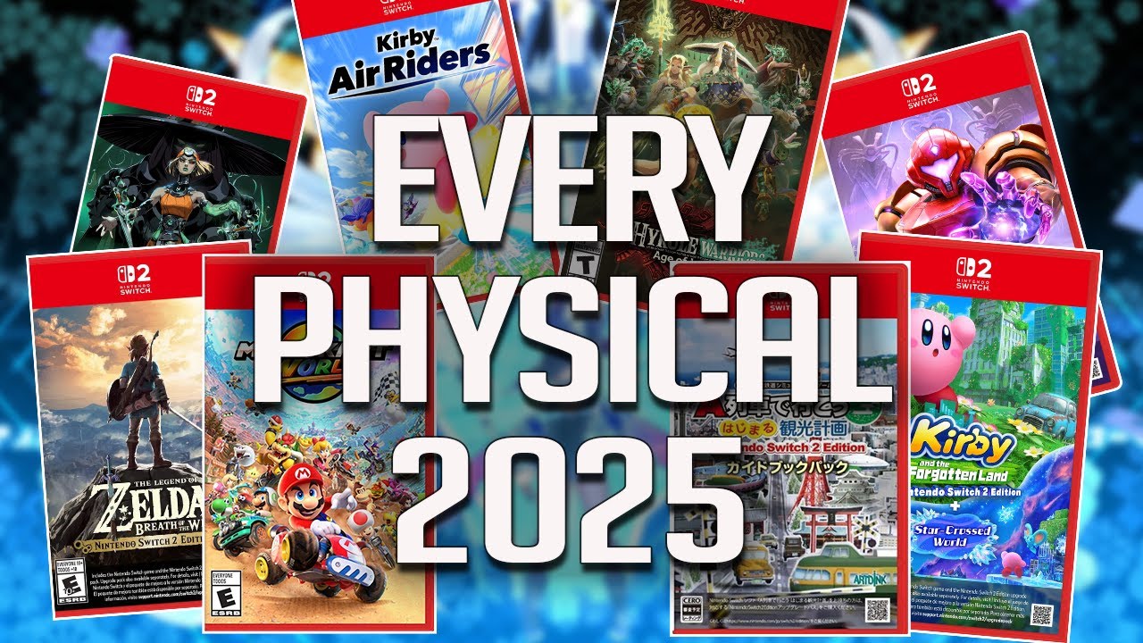 EVERY Switch 2 Physical Game Release in 2025 - NO Game-Keys!