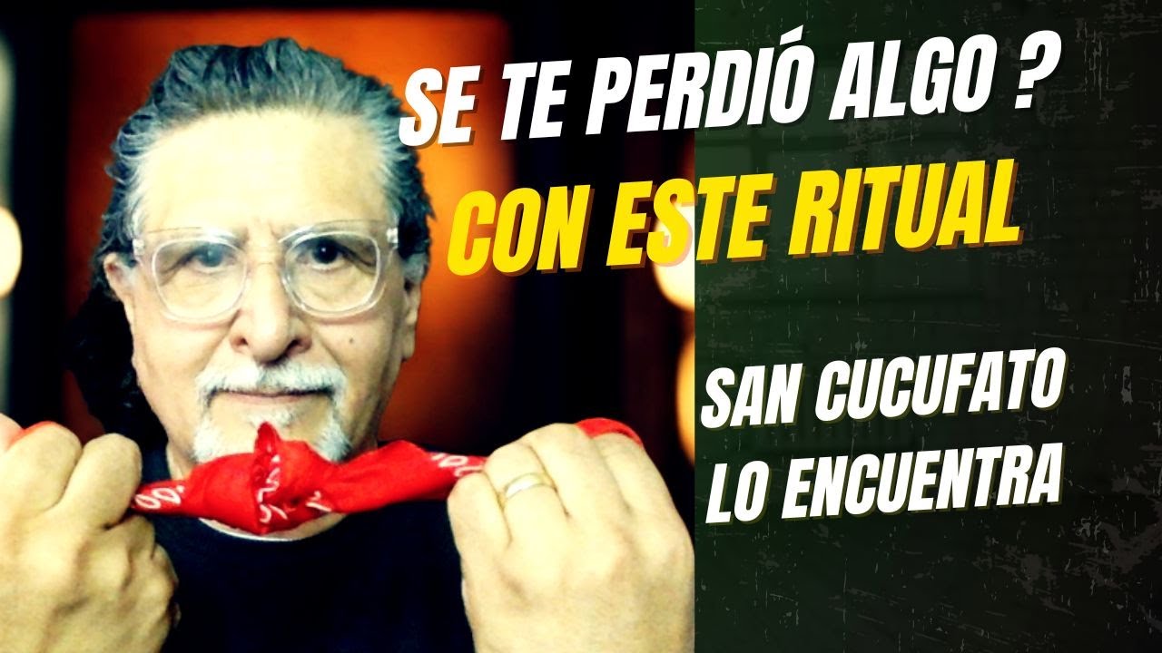 SE TE PERDIÓ ALGO? CON ESTE RITUAL, SAN CUCUFATO LO ENCUENTRA