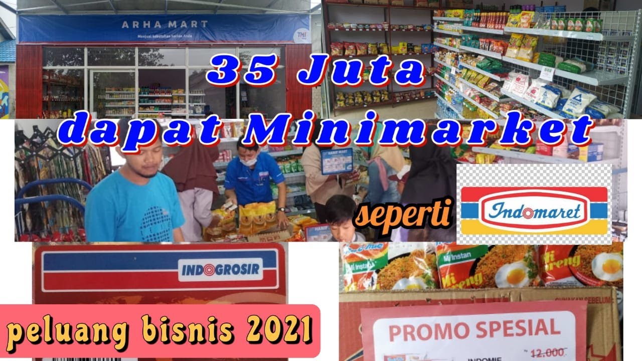 Modal 35-50 juta dapet Mini Indomaret | Peluang Usaha 2021 | Toko Mandiri Indogrosir