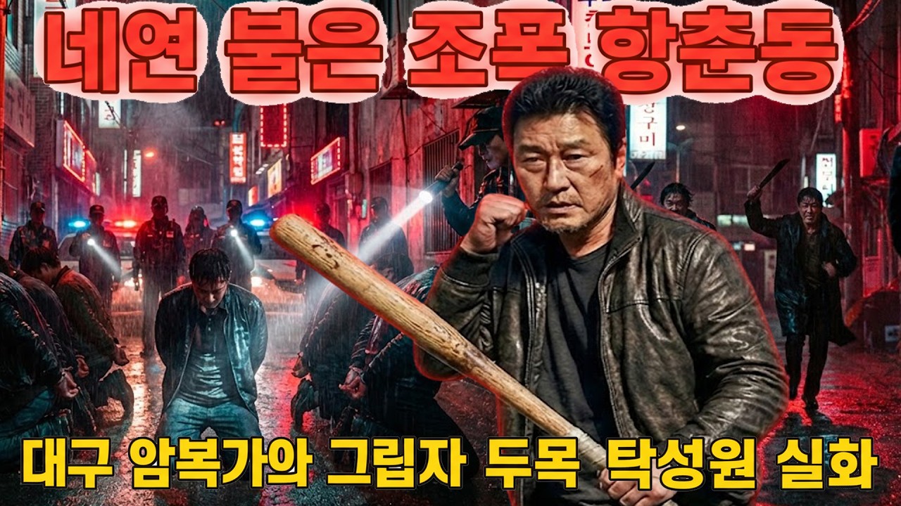 충격 실화 향촌동파 두목 탁성윤 대구 밤거리를 조용히 지배한 ‘그림자 방식’