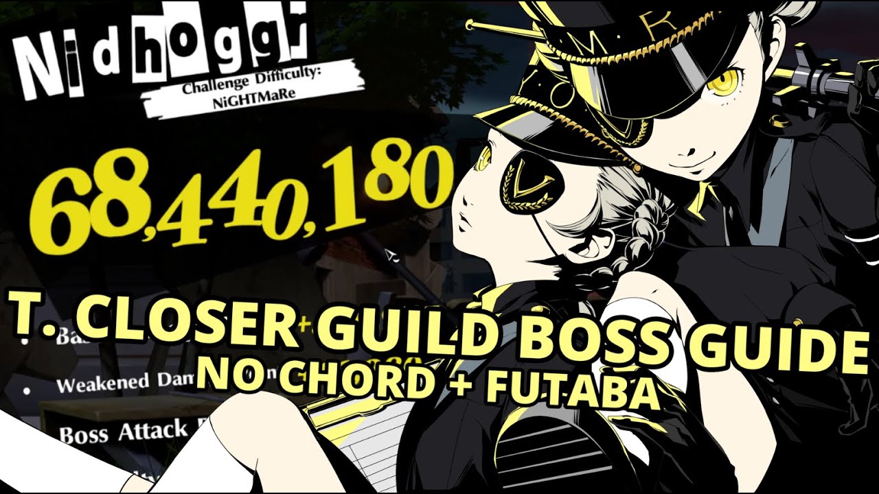 P5X Global Week 1 F2P Tropical Closer Gusding Boss!! No Chord + Futaba!! (Version 3.1)