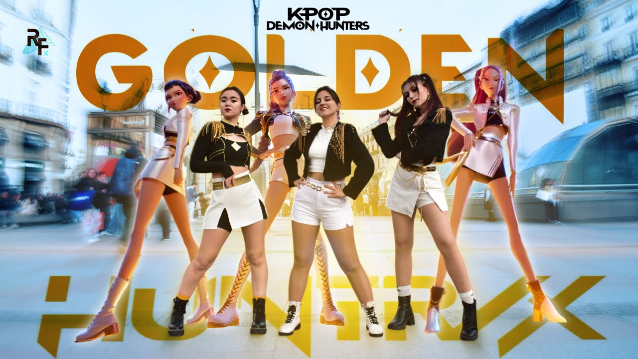 [K-POP DEMON HUNTERS IN PUBLIC] &ldquo;GOLDEN&rdquo; - HUNTR/X Dance Performance by Red Flag - SPAIN | Netflix