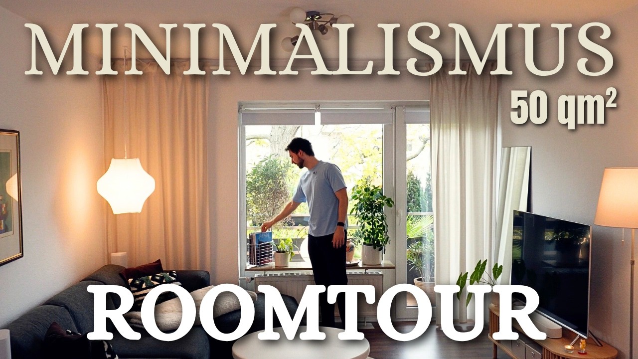 Minimalismus ROOMTOUR: Gemütliche 2-Zimmer-Maisonette-Wohnung