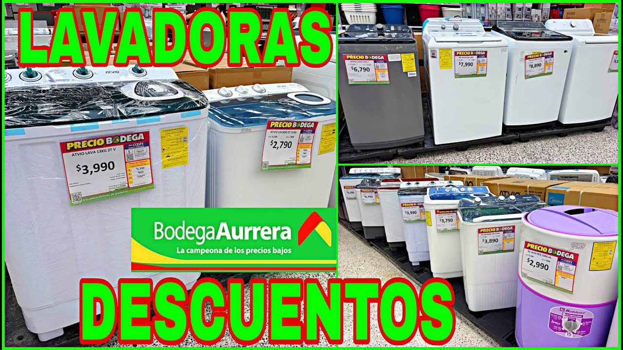 ‼️LAVADORAS EN BODEGA AURRERÁ 🤑💚 DESCUENTOS 😱‼️