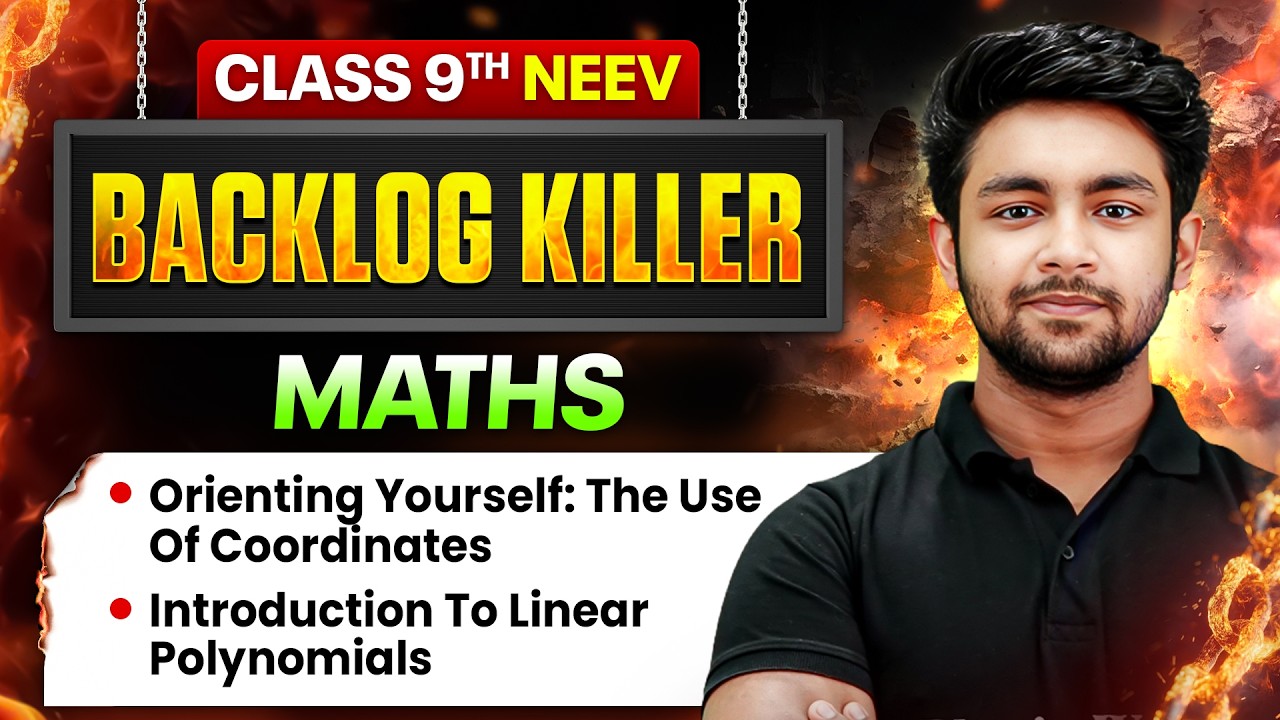 Class 9th Maths Backlog Killer 🔥 One Shot Mein Backlog Khatam | Class 9th Neev 2.0 2027 Batch 🔥