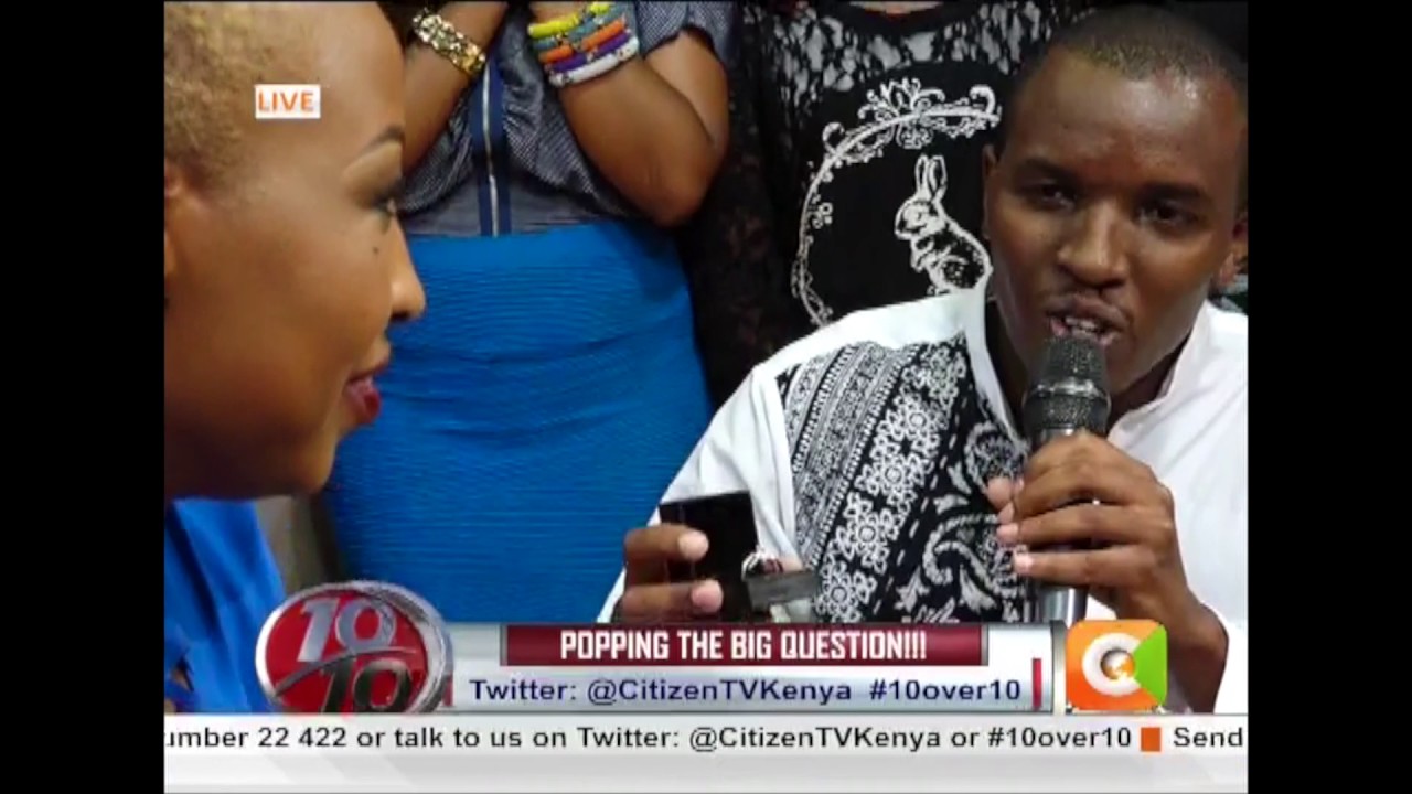 Love made on the ten.....Singer Vivian proposed to live on TV #10Over10