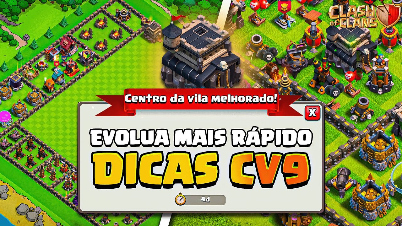 23 MELHORES DICAS para Cv9 no Clash of Clans!