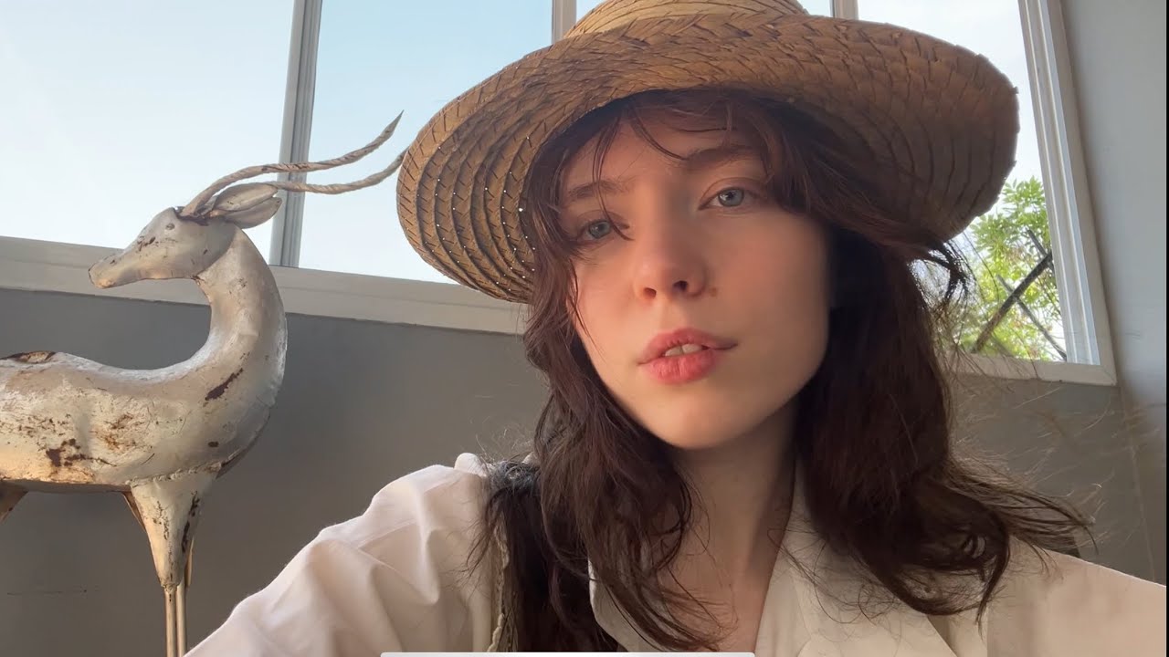 a simple asmr (with a new hat) 