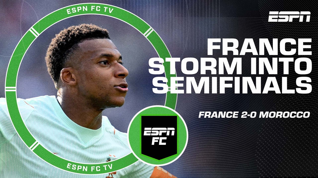 &lsquo;THE BEST FRENCH TEAM EVER&rsquo; 🔥 Full Reaction as France beat Morocco 2-0 in quarterfinal | ESPN FC