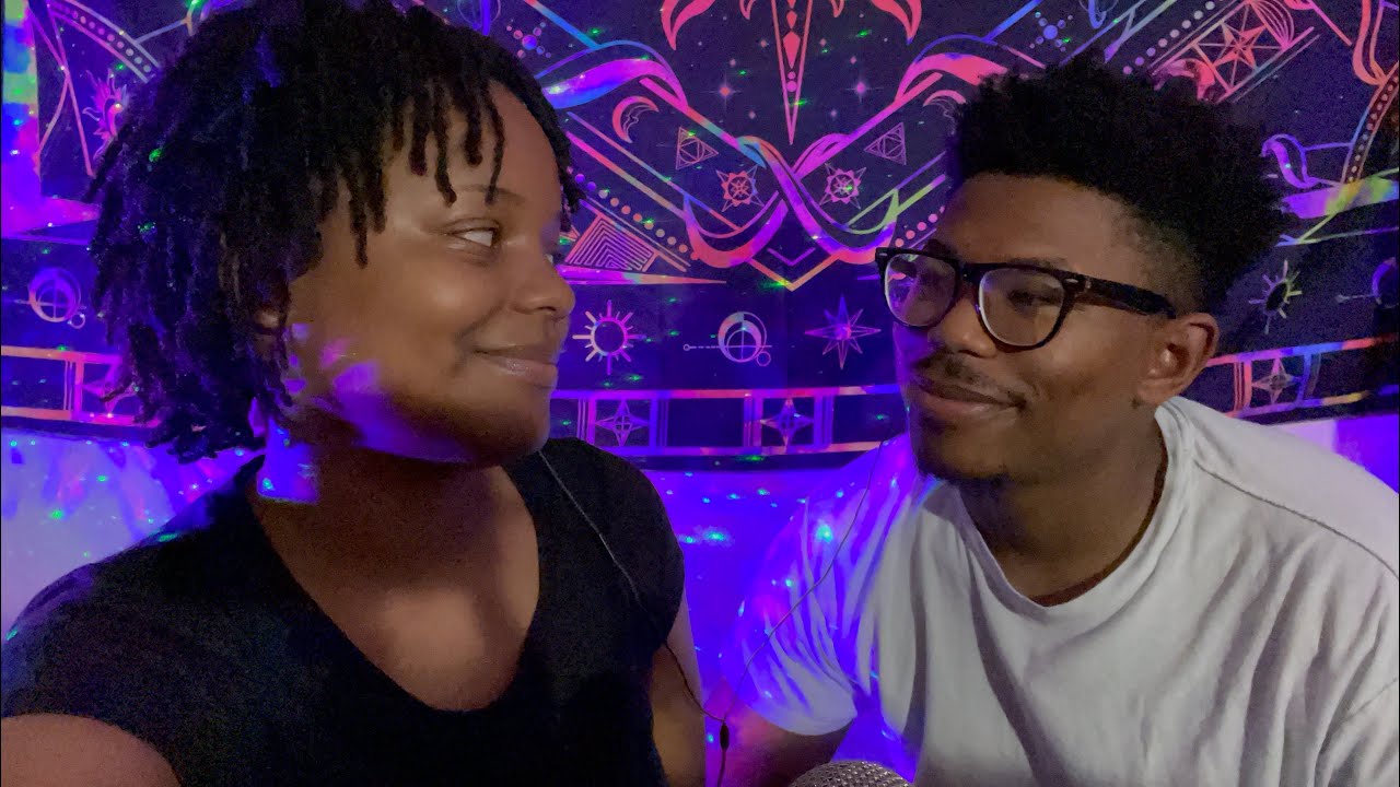 my husband tries ASMR for the first time ❥