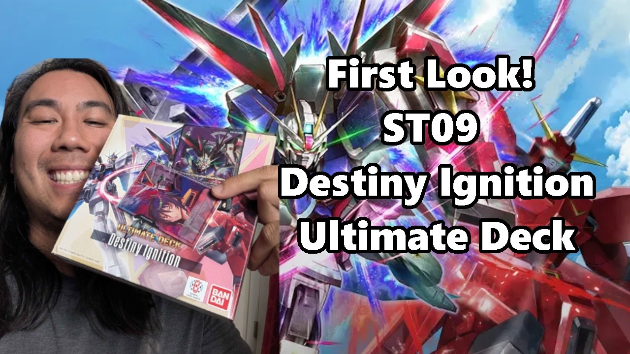 Открытие Gundam Ultimate Deck Destiny Ignition!