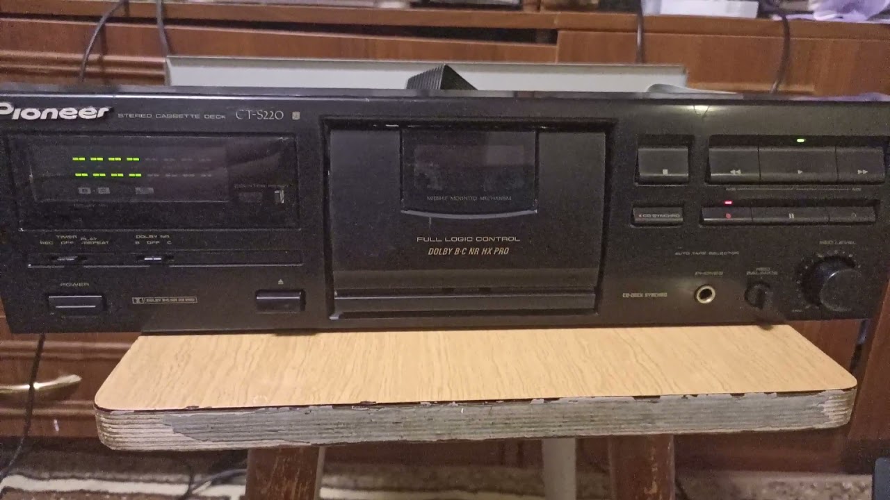 после настройки pioneer ct s220