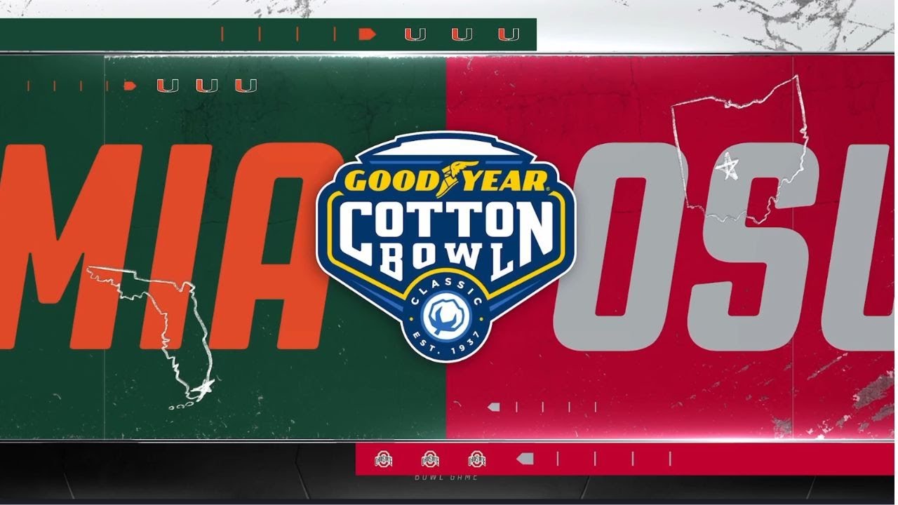 Miami vs Ohio State Cotton Bowl | CFP Prediction | EA Sports College Football 26