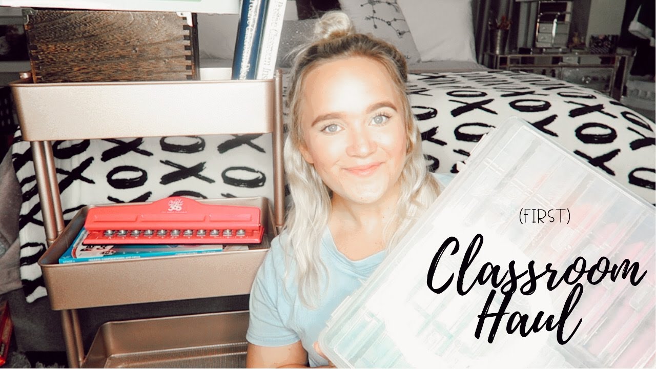 first classroom haul 2020 !! first year teacher!