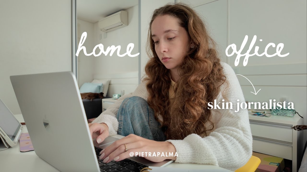 um dia de trabalho home office como jornalista comigo