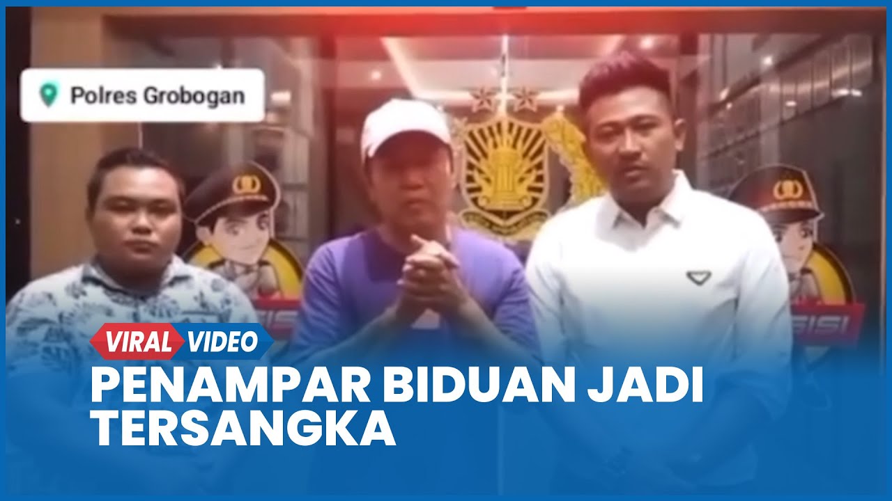 Pria Mabuk Penampar Biduan di Purwodadi Jadi Tersangka