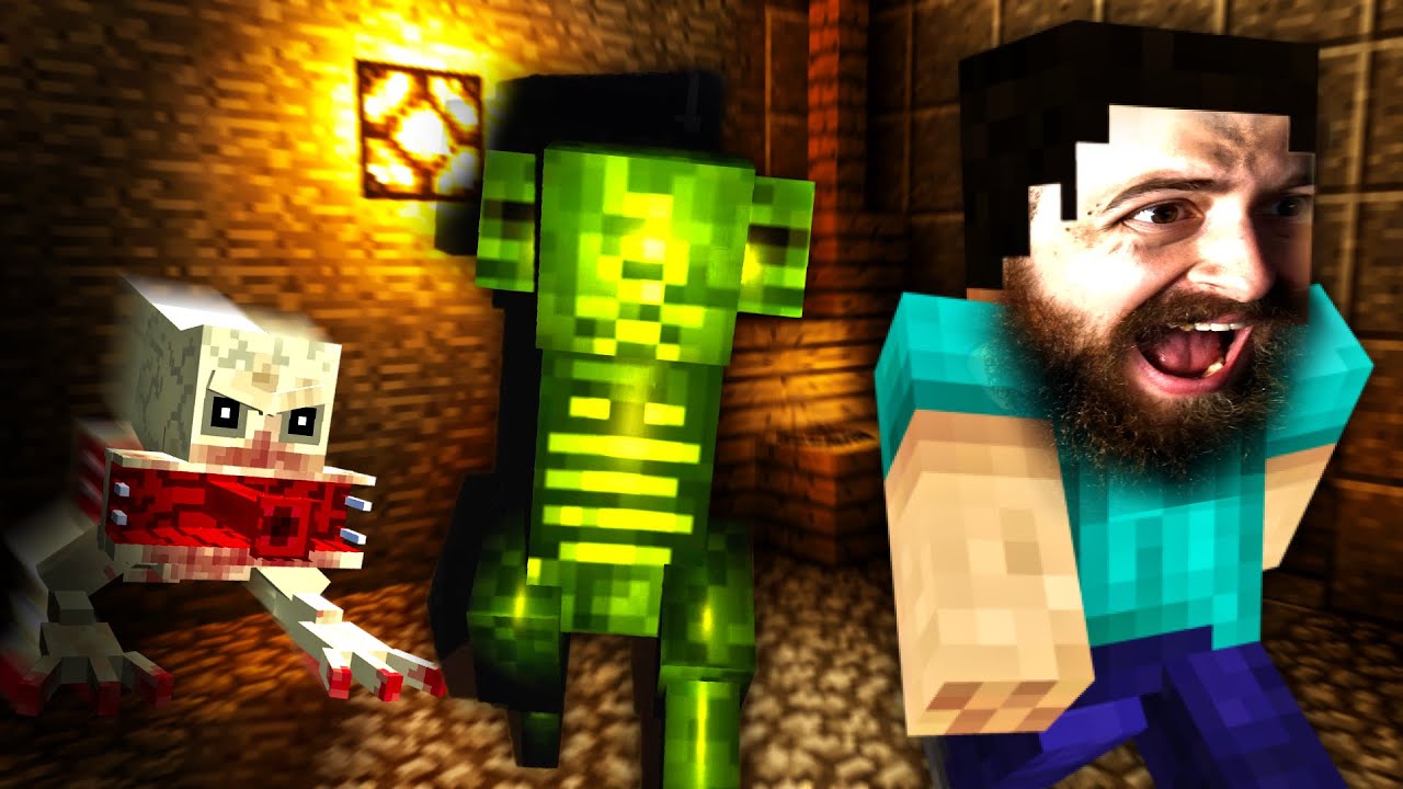 This Minecraft HORROR GAME has the WEIRDEST Mobs.. | A Craft of Mine