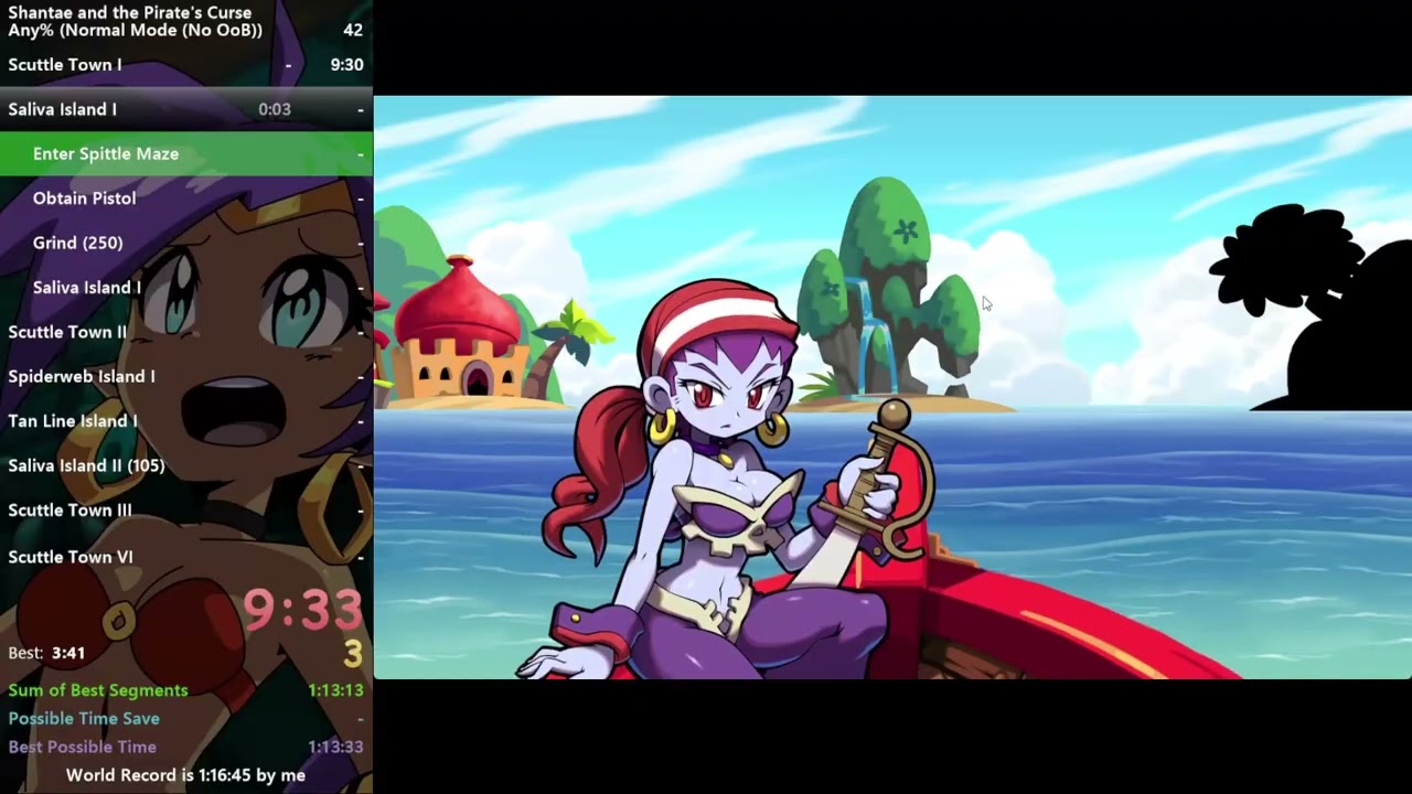 Shantae and The Pirate's Curse Any% Speedrun in 