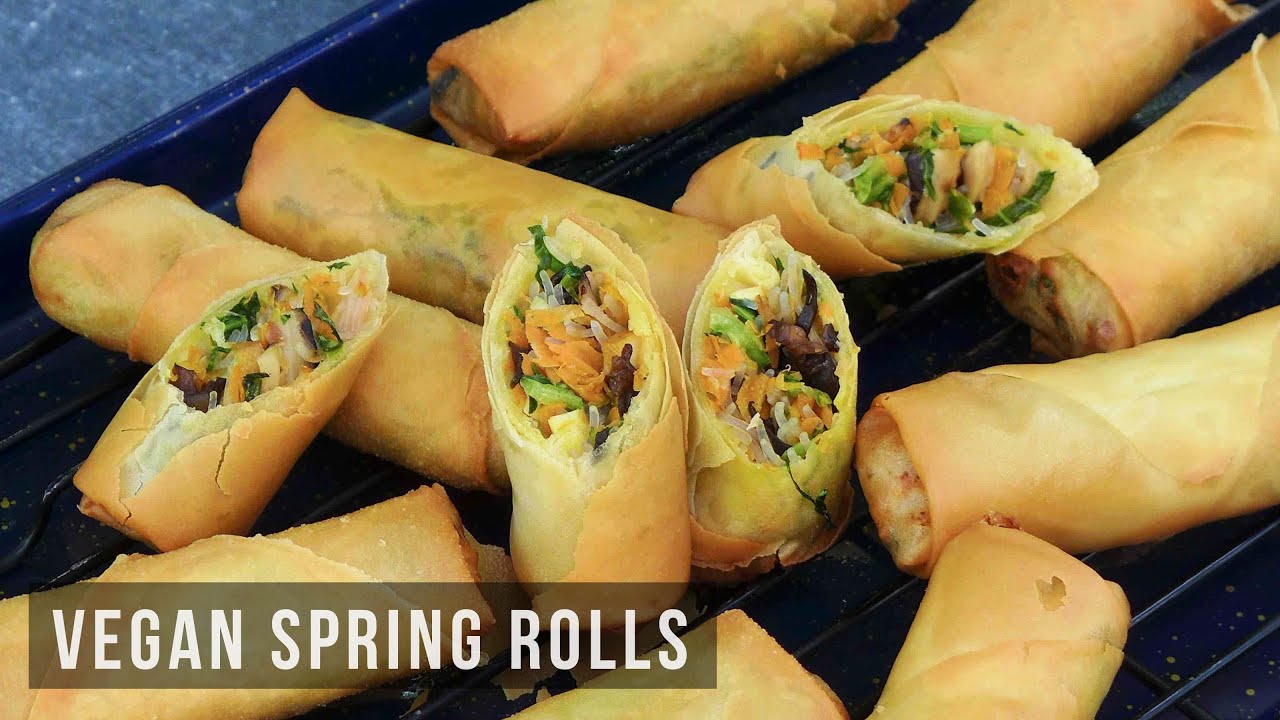 Veggie & Tofu Spring Rolls | Vegan | 素春卷