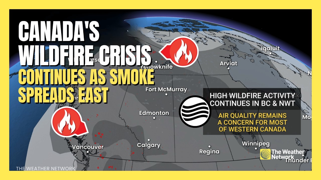 Canada's wildfires continue to fuel dangerous air quality | #wildlifes