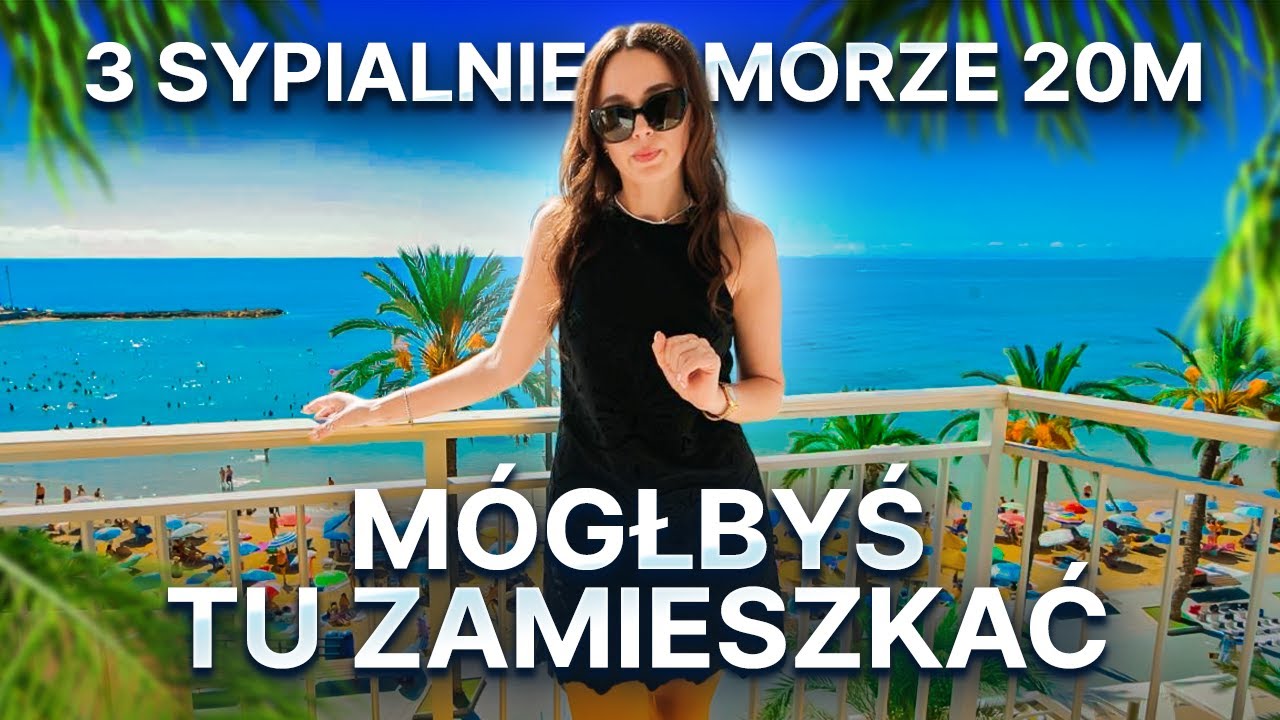 Widok jak z pocztówki! Apartament PRZY SAMYM MORZU w Torrevieja 🇪🇸 | 3 sypialnie i dwa balkony!