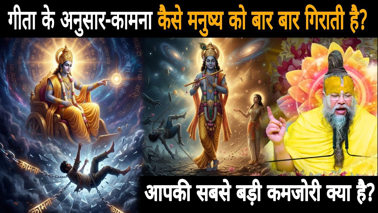 गीता के अनुसार: कामना कैसे मनुष्य को बार बार गिराती है ?