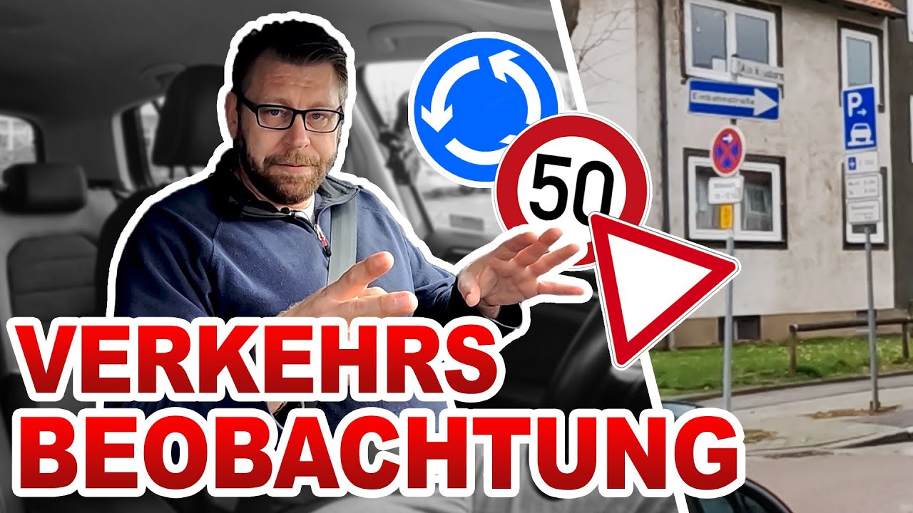 VERKEHRSBEOBACHTUNG! Darauf musst du achten 🚗