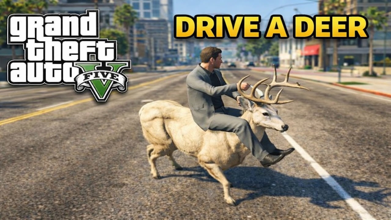 Как управлять оленем в GTA 5