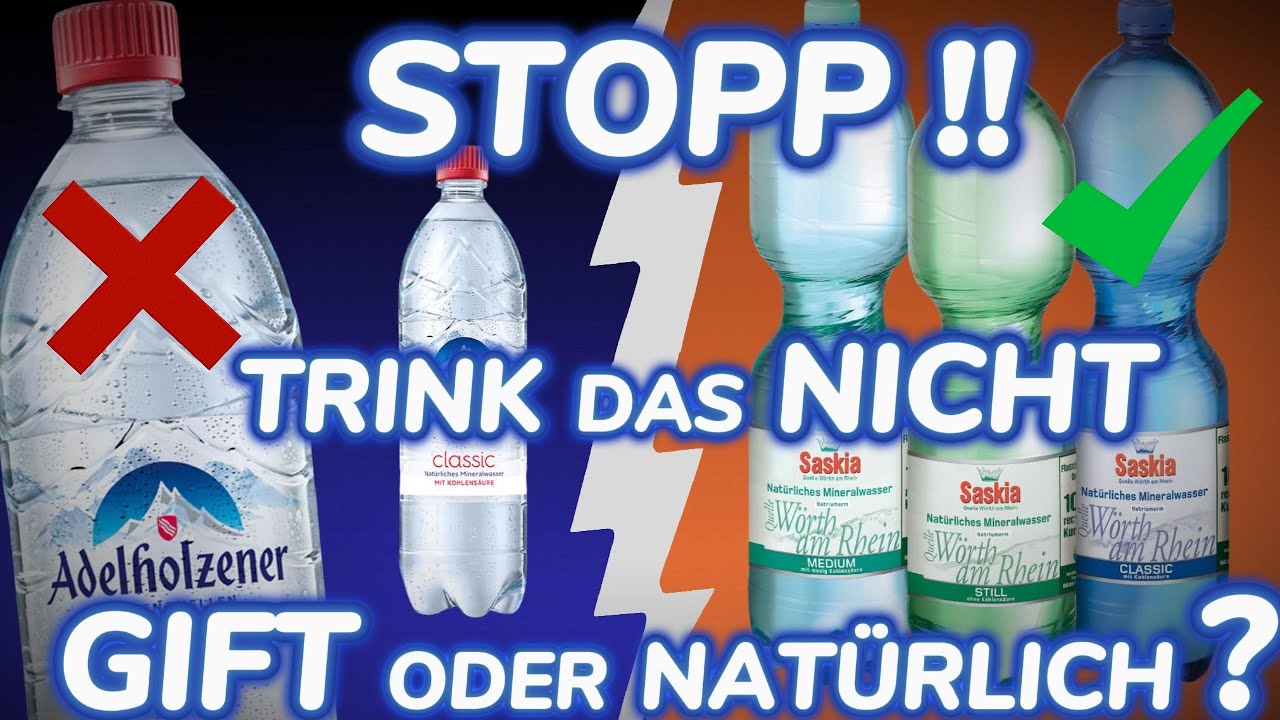 Finger weg! 10 Flaschenwasser-Marken, die du SOFORT meiden solltest Test 2026 ❌💧