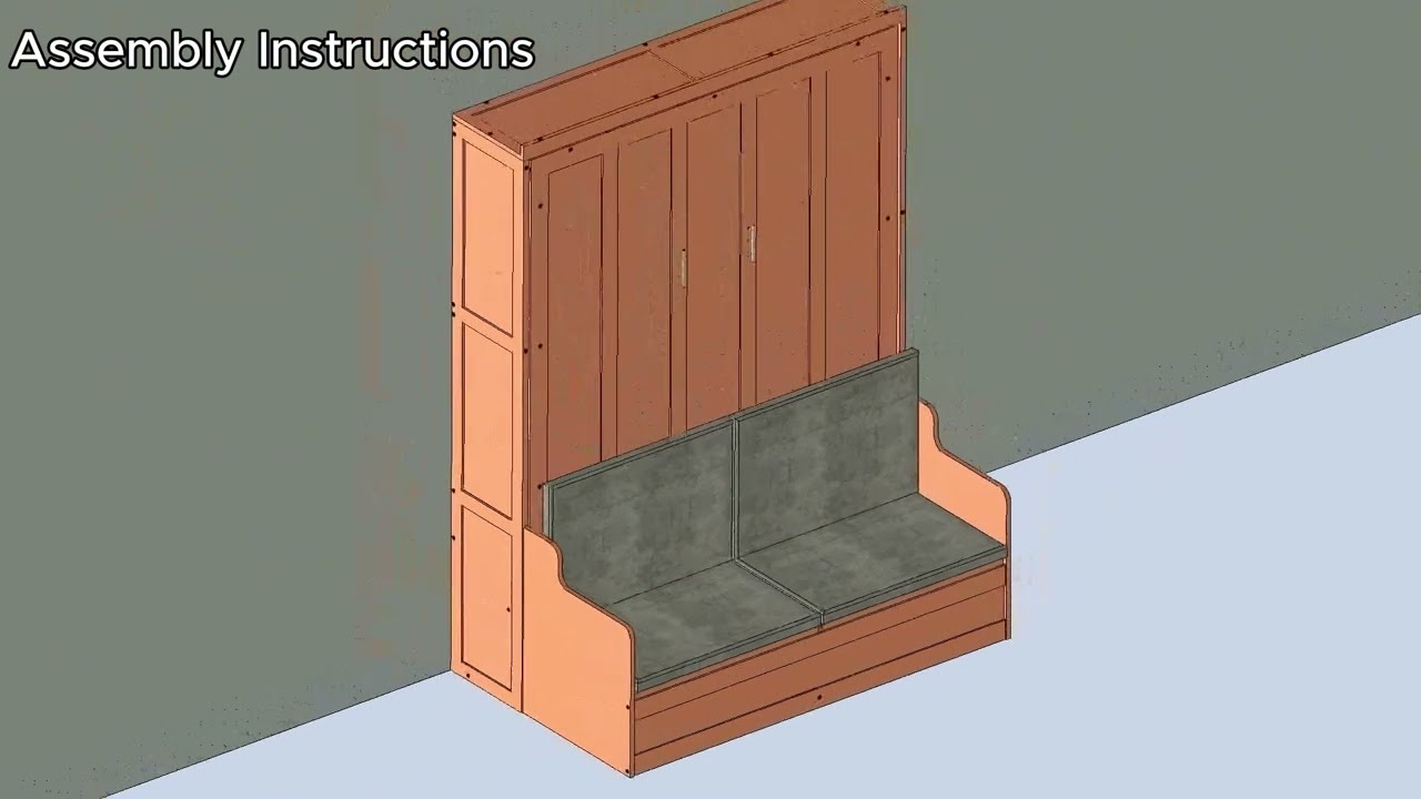 MURPHY BED + SOFA - ASSEMBLY INSTRUCTIONS HU-19