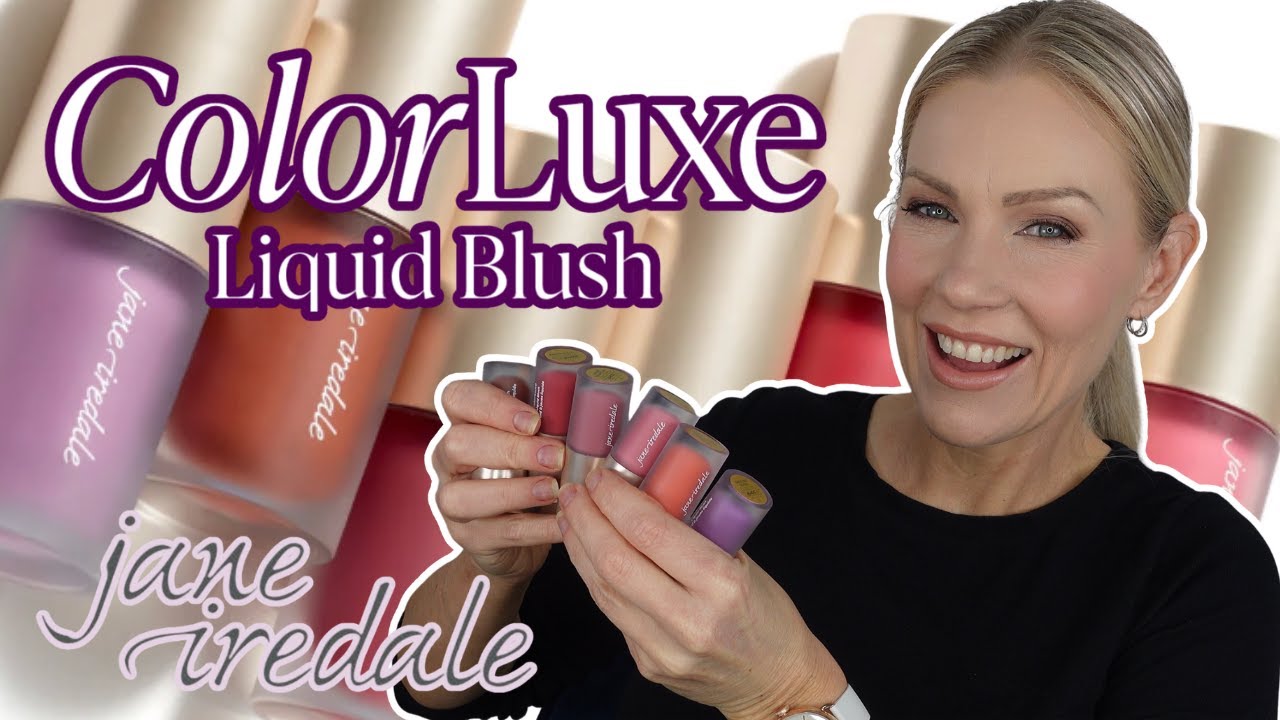 *НОВИНКА* Жидкие румяна Jane Iredale ColorLuxe \ Примеряем ВСЕ 7 оттенков!