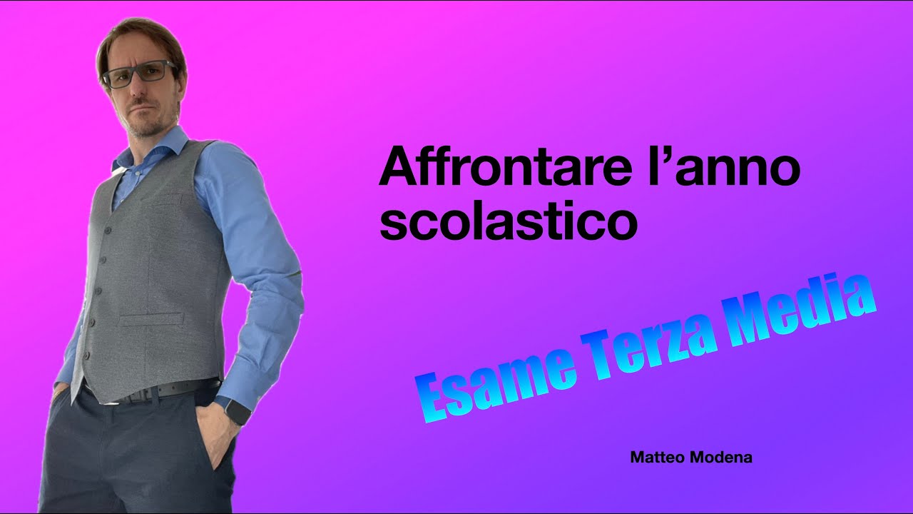 Affrontare l'anno della Terza Media
