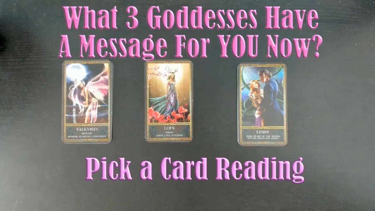 URGENT MESSAGES FROM 3 GODDESSES FOR YOU NOW! PICK A CARD