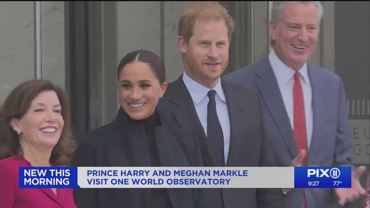 Meghan Markle and Prince Harry visit One World Observatory in NYC