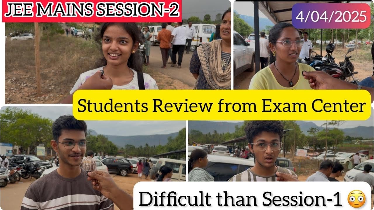 🛑JEE MAINS SESSION 2 |Students Review from Exam Center|Difficult than Session-1|Maths Lengthy|Dinesh