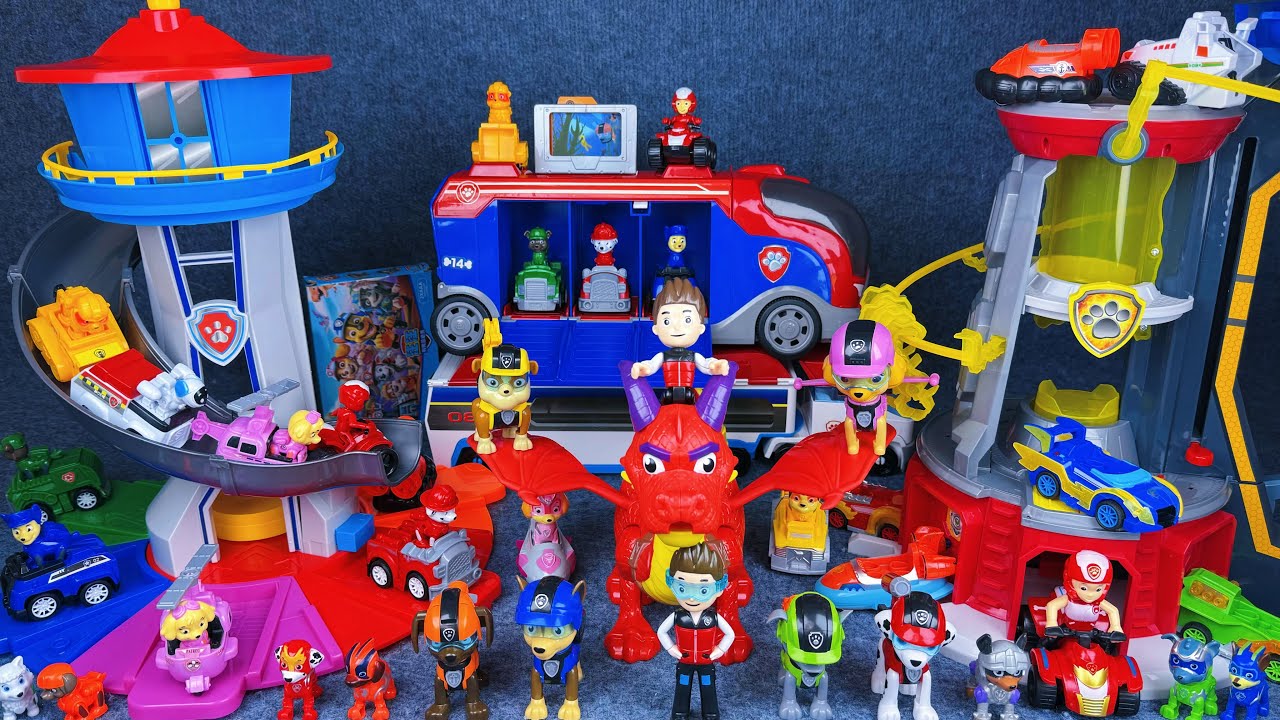 18 Minutes Satisfying with Unboxing Super Cool Paw Patrol Toys Collection Review | ASMR