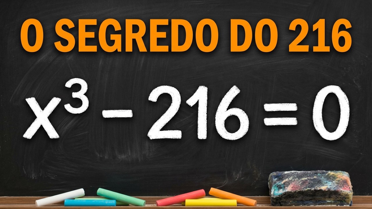 Equação do 3 Grau! Tem que Usar Fatoração pra Resolver