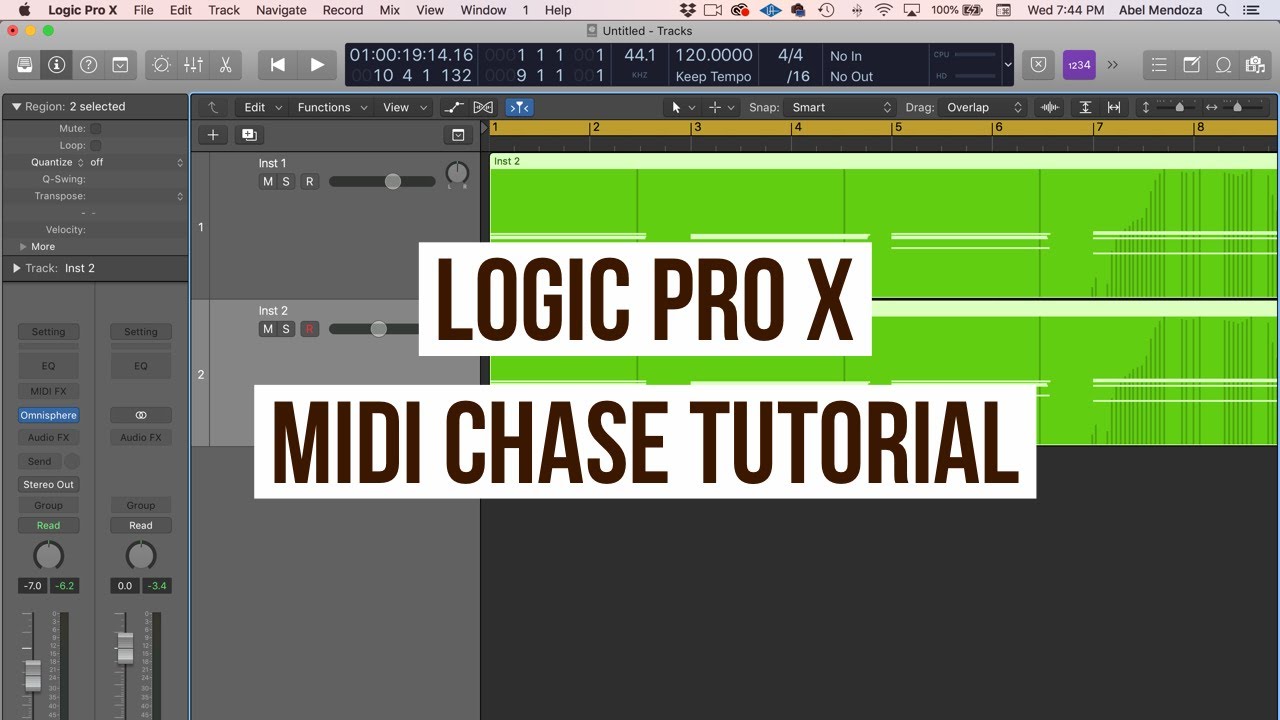 MIDI Chase Tutorial - Logic Pro X - Abel Mendoza