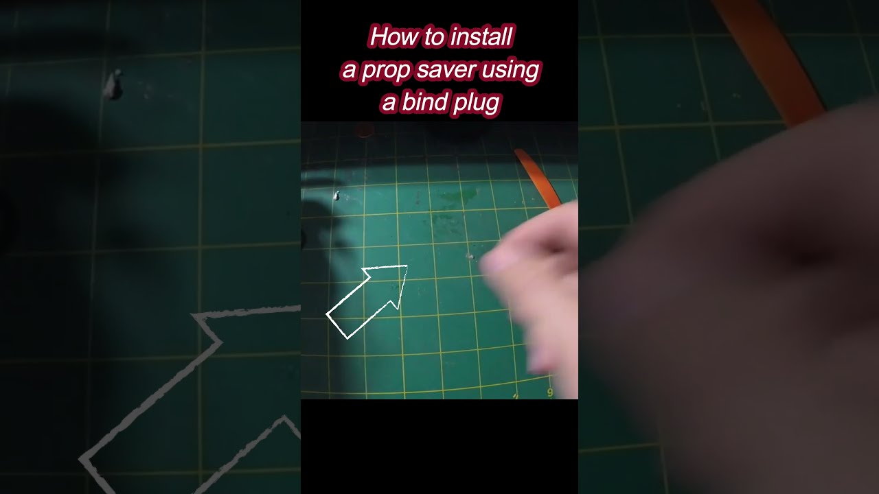 How to install a Prop saver using a Bind plug #shorts
