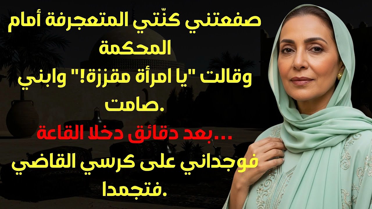 في المحكمة صرخت كنّتي يا امرأة مقززة! لكن عندما جلست على كرسي القاضي…