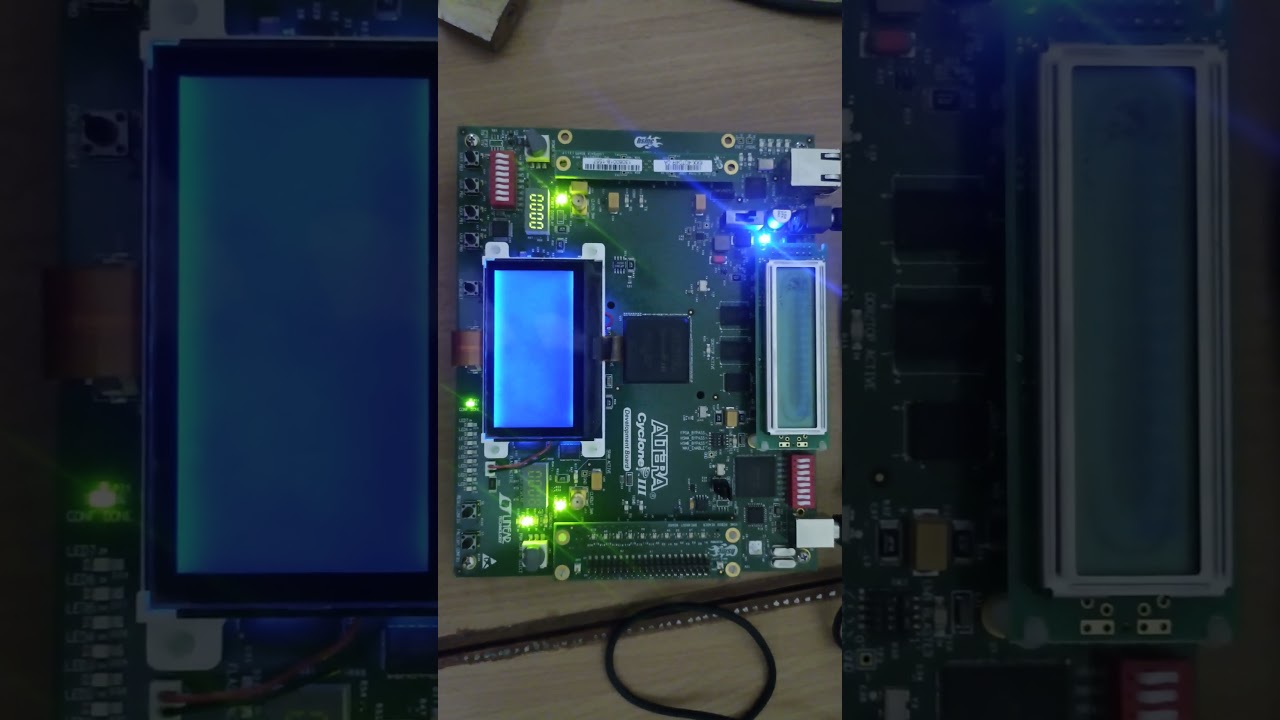 4 Digit Counter Using 7 Segment display in Cyclone III Fpga