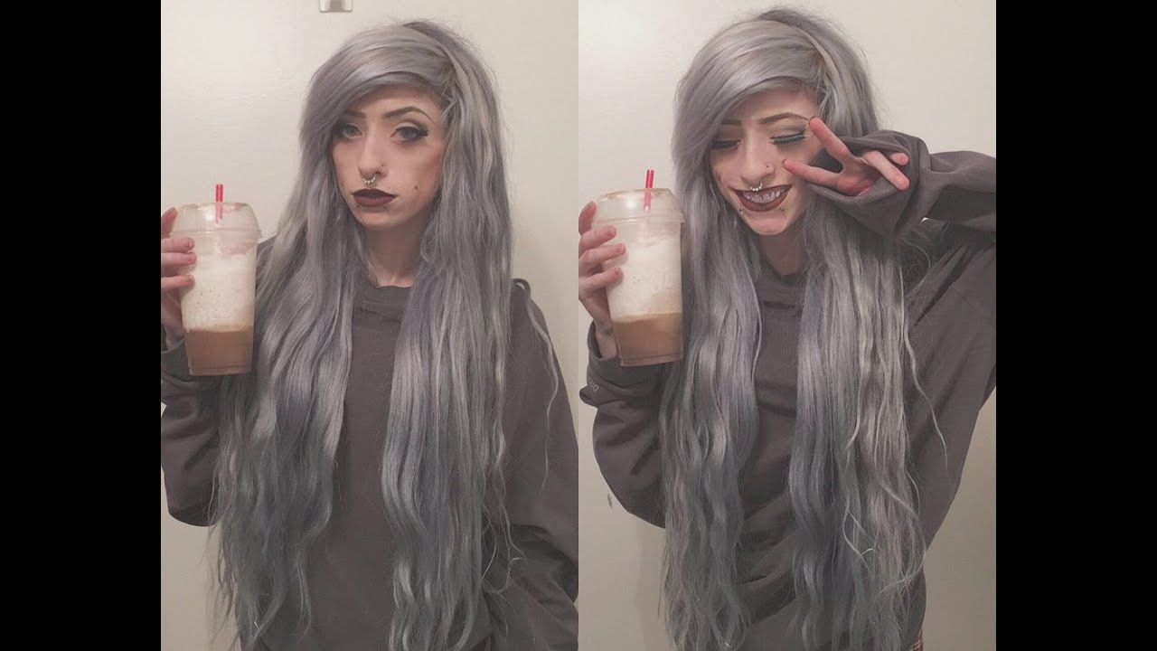 Dying my hair grey with arctic fox/removing red