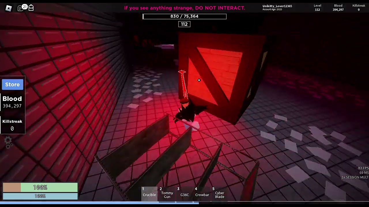 The most finest raid execution with a crucible (Roblox Transfur Outbreak)