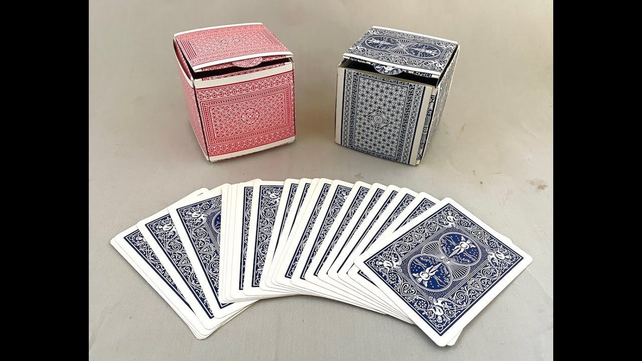 How to Make a Box From Playing Cards