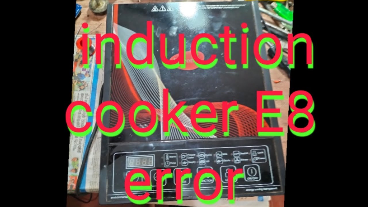 how to repair induction cooker | malayalam | e8 error problem
