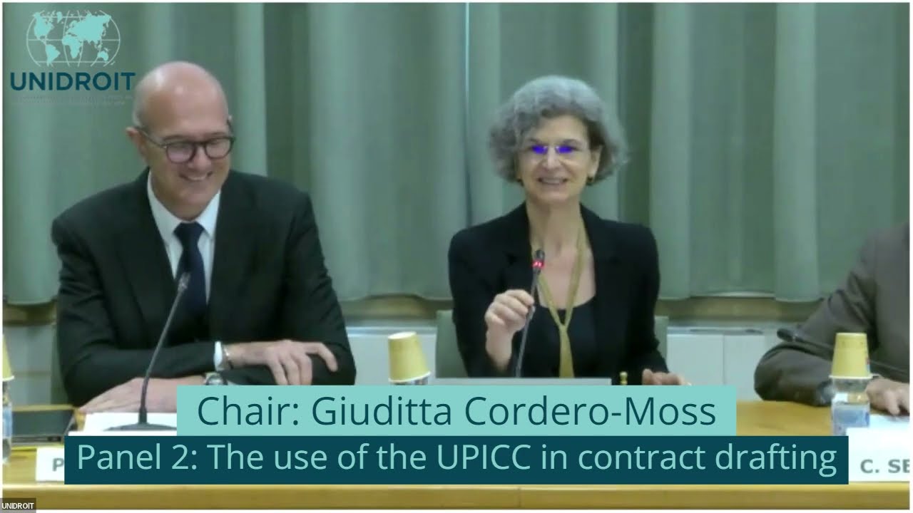 30 Years of UPICC. Past, Present and Future Relevance (UNIDROIT, 6-7 May 2024) - Panel 2