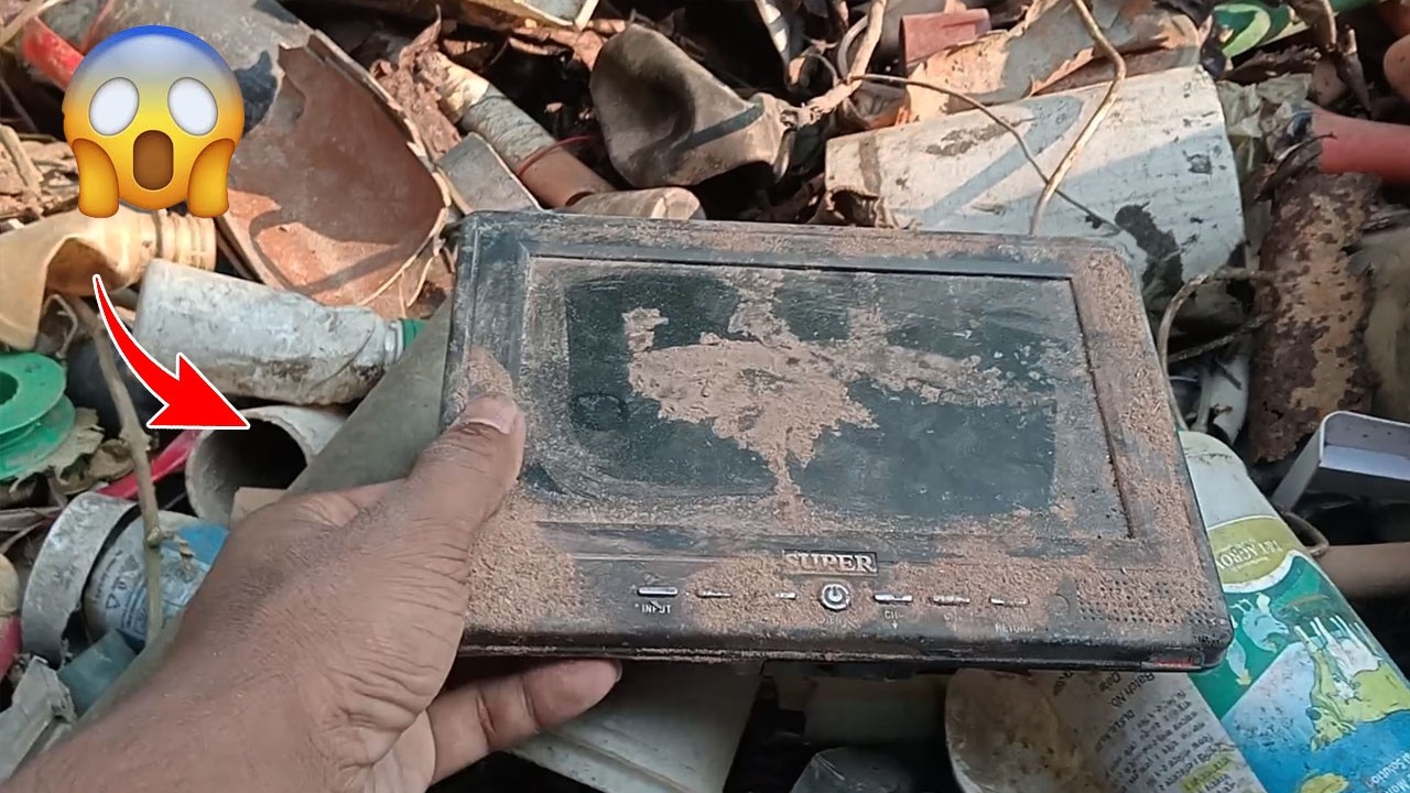 This Mini TV Was Completely Destroyed&hellip; I Restored It!