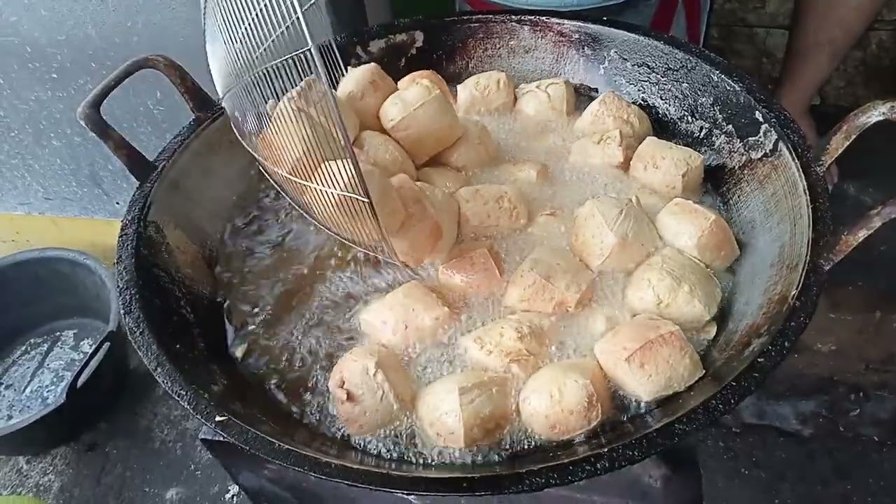 Cara Goreng Tahu Pong | Tutorial goreng tahu cantik kuning mengembang sempurna#tahupong